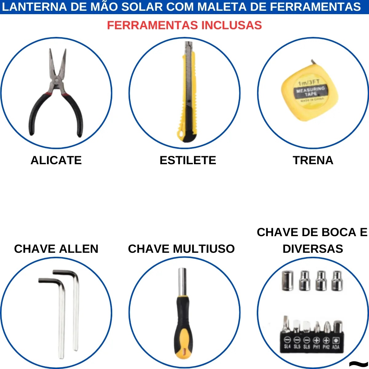 Miniatura 2 de Linterna Lámpara Solar + Kit De Herramie